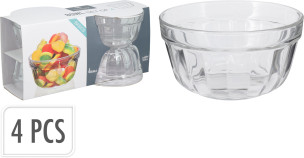 miska skleněná 460ml 4ks