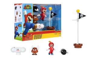 SUPER MARIO sada + CLOUD + figurky 6CM MIX