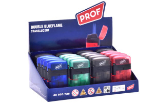 PROF Translucent Double Flame zapalovač