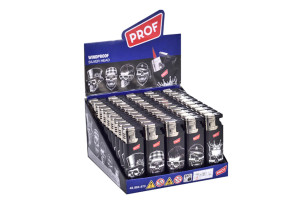 Zapalováč Prof Skull Silver 50x/1b