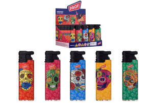 Zapalovač Prof Effect Colour Skull