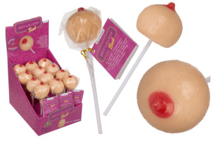 Erotické lizátko Boobs 12ks/1b