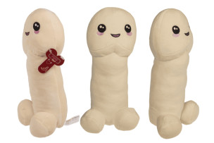 penis plyšák 30cm 100% polyester
