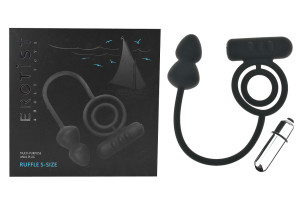 Vibrace na penis + anal plug RUF S
