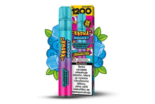 Kurwa Rocket Blueberry Sour Ice 1200puffs 20mg