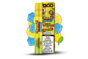 Kurwa Rocket Exotic Lemonade Ice 1200puffs 20mg