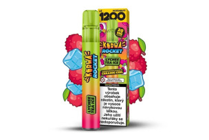 Kurwa Rocket Lychee Tea Ice 1200puffs 20mg