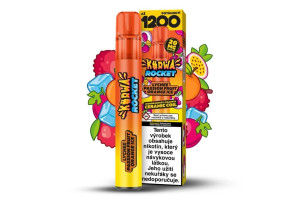 Kurwa Rocket Lychee Passion Fruit Orange Ice 1200puffs 20mg