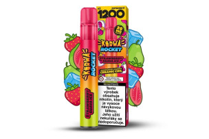 Kurwa Rocket Strawberry Guava Ice 1200puffs 20mg