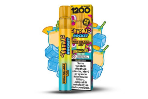Kurwa Rocket Pina Colada Ice 1200puffs 20mg