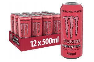 Monster Energy Punch PipeLine Pink 500ml 12ks/1b