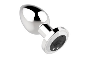 anální kolík USB nabíjecí 10 funkcí stříbrný