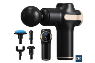 Masazni pistole 1800mAh/3200RPM + 5 mas.hlavy