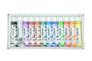 Temperové barvy 12ks Nebulo