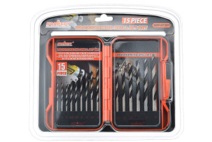 sada vrtáku do dřeva 15ks