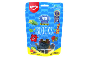 AMOS 4D Gummy Blocks 72gr