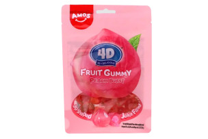 AMOS 4D Gummy Peach Burst 65gr