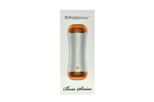 masturbáot rcup vibrující USB double end čern/stříbrná