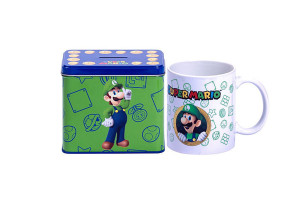 Super Mario Luigio hrnek+kasicka
