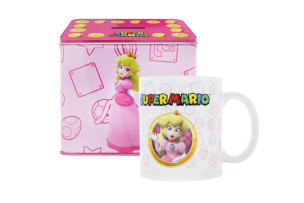 Super Mario PEACH hrnek+kasicka