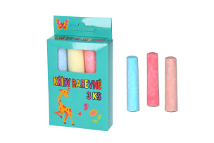 Křídy chodníkové 3ks