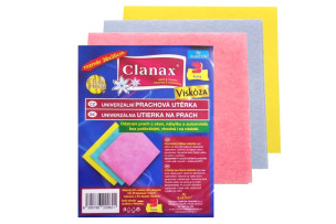 Univerzální utěrky Clanax z mikrovlákna - 35 x 38 cm - 3 ks