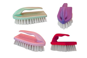 Kartáč ruční s držákem plast, 15 cm