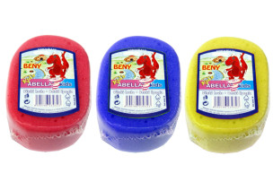 Koupelová houbička dětská 11 x 7 x 4 cm různé barvy 1 kus