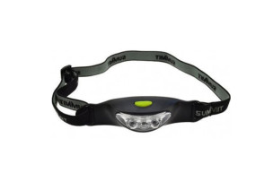 Čelová LED svítilna 3LED 2xCR2032