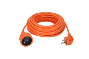1z prodlužovací přívod-spoijka 10m, 3x1mm2 oranžová