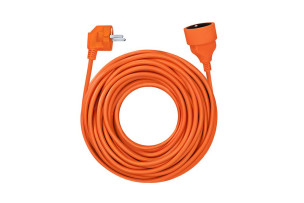 1z prodlužovací přívod-spoijka 7m, 3x1mm2 oranžová