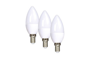 LED žárovka Ecolux 3pack, 6W, E14