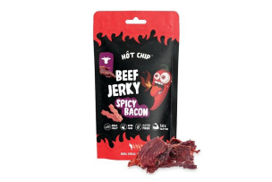 HOT CHIP Beef Jerky Spicy Bacon 25gr