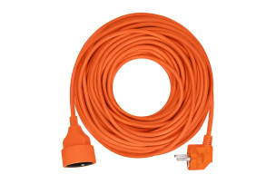 1z prodlužovací přívod-spoijka 20m, 3x1mm2 oranžová