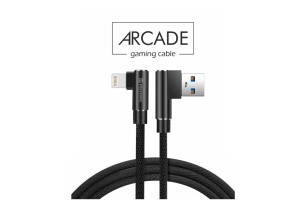 textilní dat. kabel Gaming cable lightning 1,2m