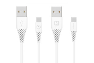 dat. kabel USB/ USB-C 3.1 bílý 1,5m