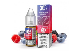 X4 Bar Juice Likvid Blueberry Sour Raspberry 10ml/20mg