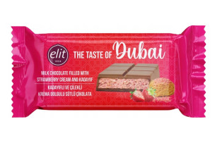 Taste of Dubai Chocolate Elit 90gr Strawberry Cream