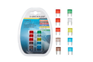 Autopojistky 10ks 5A/7,5A/10A/15A/20A/25A/30A