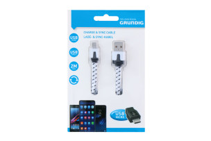 kabel nabíjecí Micro USB 2M Grundig