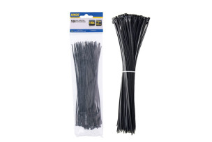 stahovací pásky 100ks černá