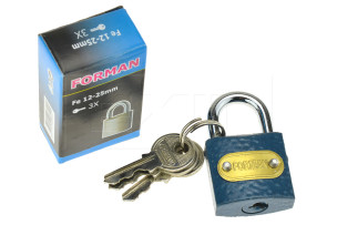 Zámek visaci 12-25 FRM 3xK