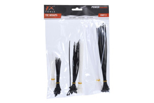 stahovací pásky 150ks černé