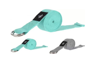 strap na YOGA šedá/tyrkys