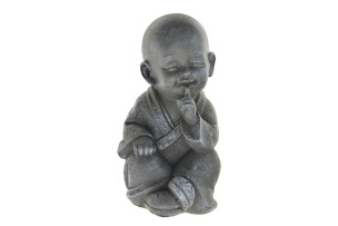 buddha polystone 15cm 3ass