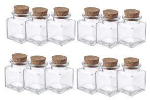 dóza/kořenka skleněná 50ml čtv.