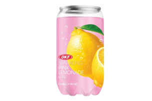 OKF Sparkling Pink Lemonade Voda s příchutí 350ml KR