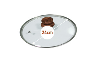 GLASS Deckel Livington COPPER STONE PAN 24CM
