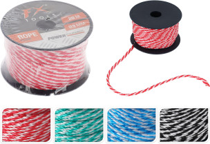 šňůra barevná 4ass 20m x3mm