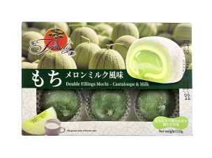 Mochi F Double Filling Cantaloupe Melon + Milk 210gr